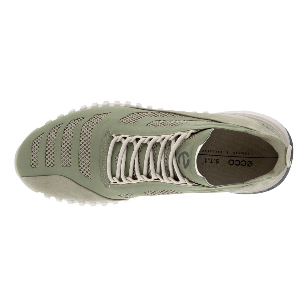 Tenis Hombre - ECCO Zipflex Bajos Tex - Verde Oliva - IXO908654